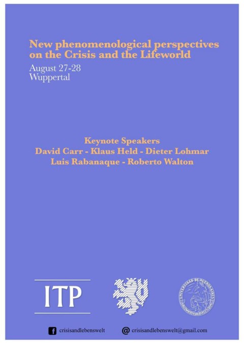 Call for papers: New phenomenological perspectives on the Crisis and the Lifeworld
